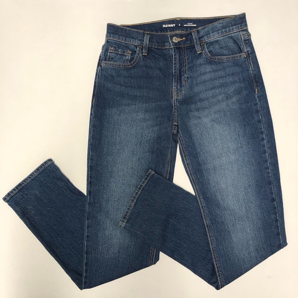 Old navy WOW boyfriend mid rise jeans size 0